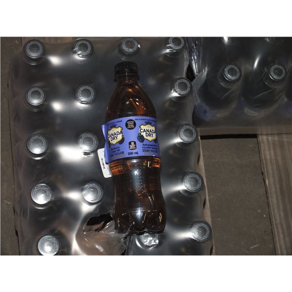 24 500 ml Bottles Of Canada Dry Blackberry Ginger ale