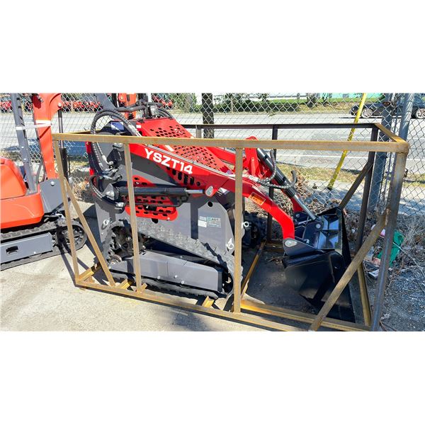 AGT INDUSTRIAL YSZT14 MINI-SKID STEER 790KG LOAD CAPACITY