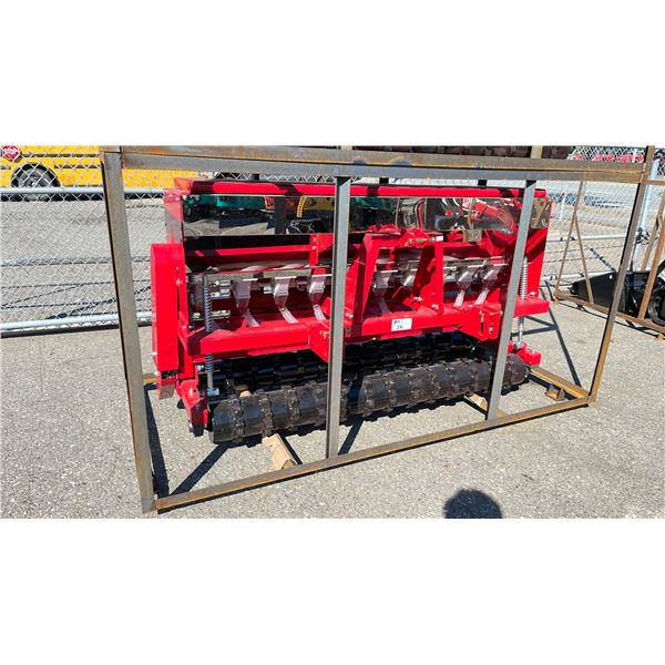 AGT INDUSTRIAL STSD10 SKID STEER SEEDER ATTACHMENT 344KG LOAD CAPACITY 2000MM WIDTH