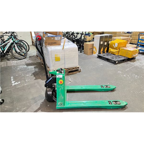 *TESTED WORKING* WAN SHING ELECTRIC PALLET JACK WITH BATTERY EPL1531 1500KG LOAD CAPACITY (NO