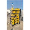 Image 2 : 6' 4" 4-WHEEL DUAL-HANDLED MULTI-LEVEL ROLLING RACK