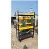 Image 2 : 6' 4" 4-WHEEL DUAL-HANDLED MULTI-LEVEL ROLLING RACK