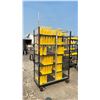 Image 2 : 6' 4" 4-WHEEL DUAL-HANDLED MULTI-LEVEL ROLLING RACK