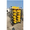 Image 2 : 6' 4" 4-WHEEL DUAL-HANDLED MULTI-LEVEL ROLLING RACK