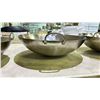 Image 2 : COMMERCIAL 18.5" STEEL HAMMERED WOK WITH HANDLES