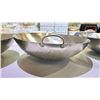 Image 2 : COMMERCIAL 18.5" STEEL HAMMERED WOK WITH HANDLES