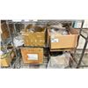 Image 1 : 2 SHELVES OF ASSORTED TAKE OUT CONTAINERS, PLASTIC DRINK PITCHERS & MORE