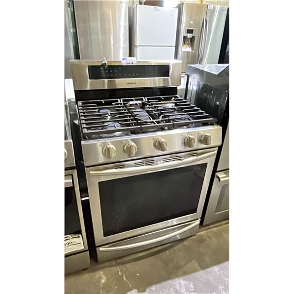 SAMSUNG GAS STOVE WITH ELECTRIC CONVECTION OVEN