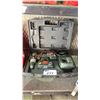 Image 1 : CRAFTSMAN BATTERY POWERED DRILL WITH CHARGER & 2 BATTERIES IN A HARD TRANSPORT CASE