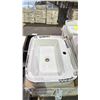 Image 2 : IMPRESSION OF ITALIAN ART TABLE TOP VESSEL SINK *IN BOX*