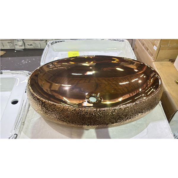 IMPRESSION OF ITALIAN ART TABLE TOP VESSEL SINK *DISPLAY*