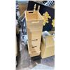 Image 3 : PALLET OF WOOD STORAGE BOXES, RESTAURANT SIGN, STEEL SIGN FRAMES, LARGE PLASTIC SKELETON & MORE