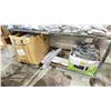 Image 1 : SHELF OF PLASTIC CUPS, HAIR NETS & PLASTIC BAGS