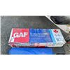 Image 2 : 3 BOXES OF GAF TIMBERLINE HDZ HIGH DEFINITION LIFETIME SHINGLES & BLUE TARP