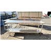 Image 1 : STAINLESS STEEL PREP TABLE 80" X 24" X 37" (DAMAGED)