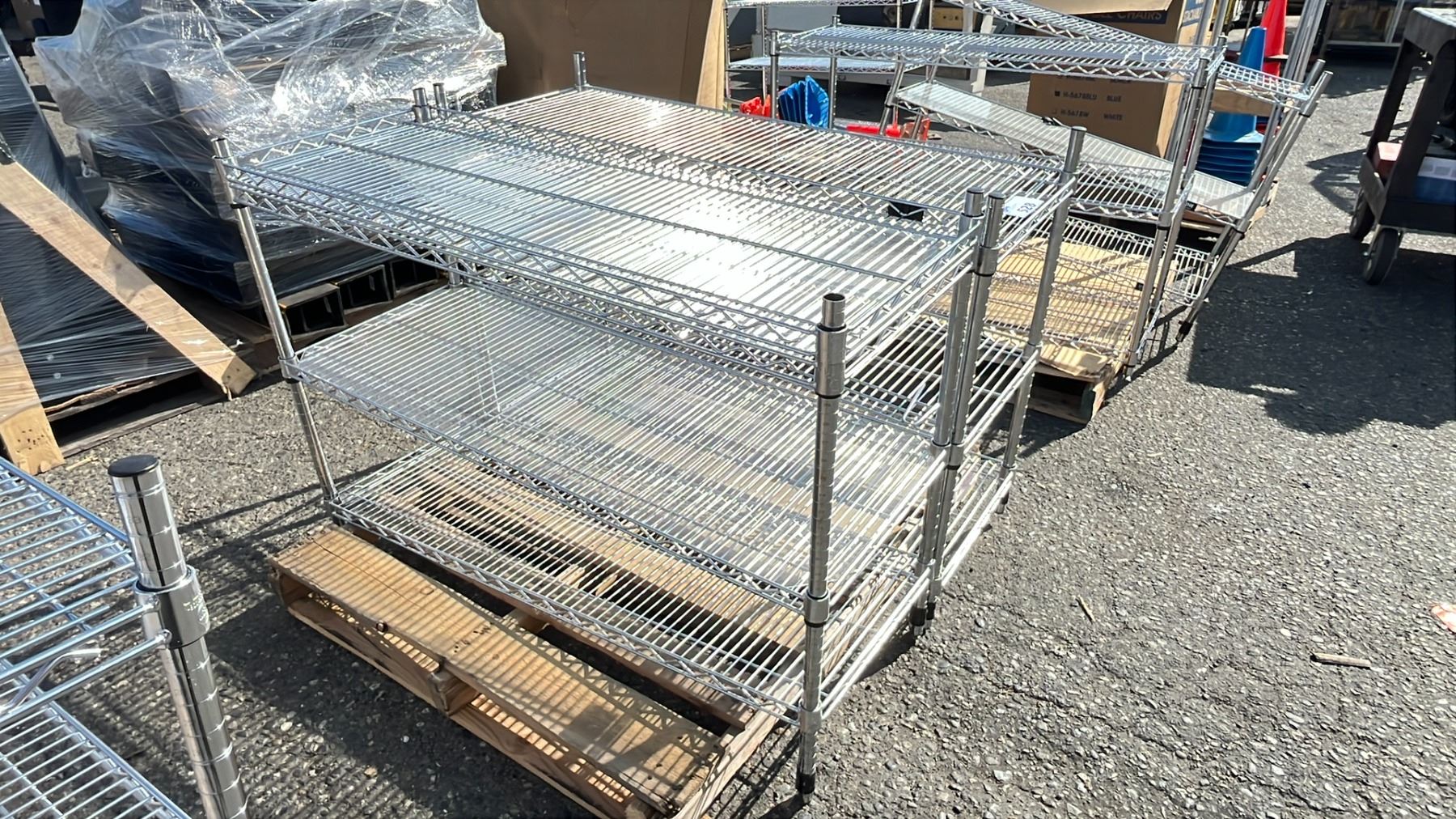 Uline Food Rack 2 ULINE METRO STYLE RACKS 48