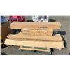 Image 2 : PALLET OF ASSORTED ULINE PRODUCTS INCLUDING; UMBRELLAS, SAFETY TAPE APPLICATORS & CHAIN LINK FENCE