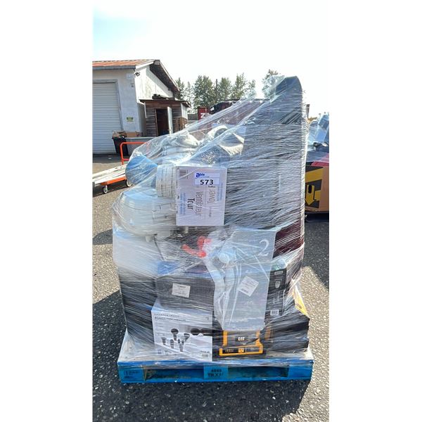 PALLET OF ASSORTED ITEMS INCLUDING; CAT POWER STATIONS, PERCUSSION MASSAGERS, RICE COOKERS & MORE