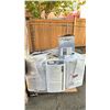 Image 1 : PALLET OF ASSORTED AIR CONDITIONERS & WATER COOLER (UNKNOWN WORKING CONDITION, MAY BE MISSING PARTS