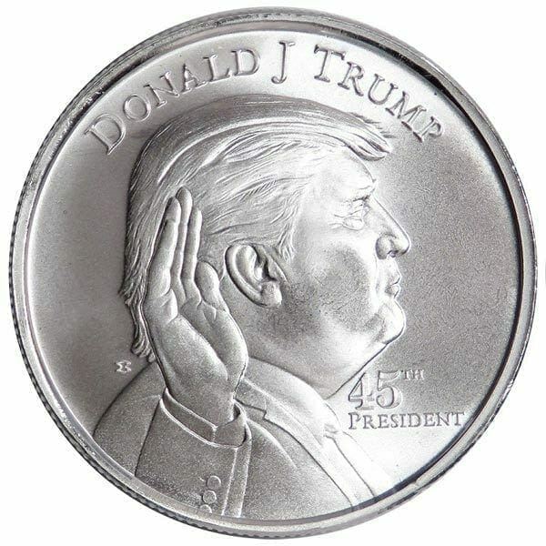 Donald Trump 45th President 1oz .999 Fine Silver Coin