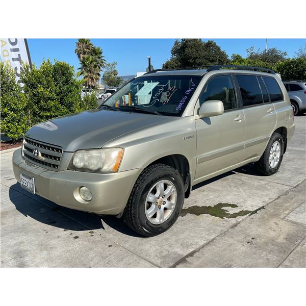 TOYT HIGHLANDER 2003 T-DON - SMOG