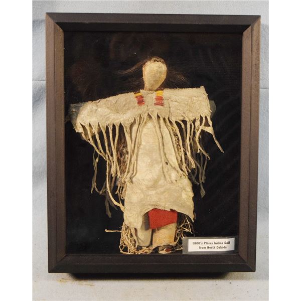 Riker case: 1800's Plains Indian doll from ND