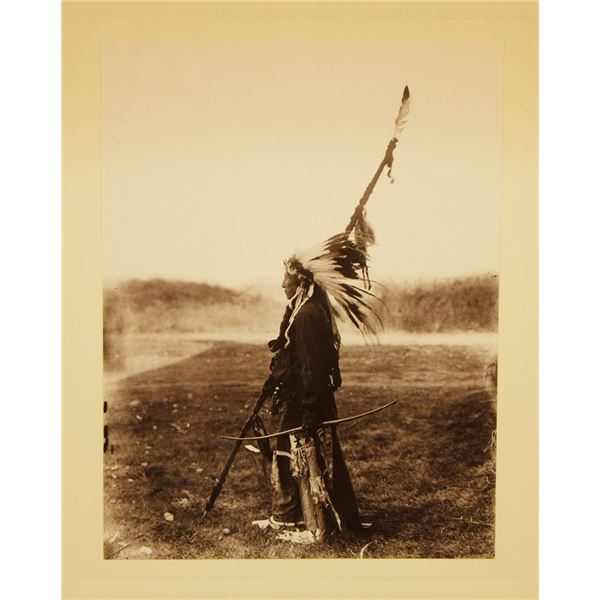 Fiske, F.B., photo print, The Lance, 8" x 6", matted and framed