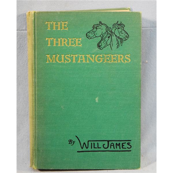James, Will, Three Mustangeers, 1st, Charles Scribner & Sons, 1933, very good condition