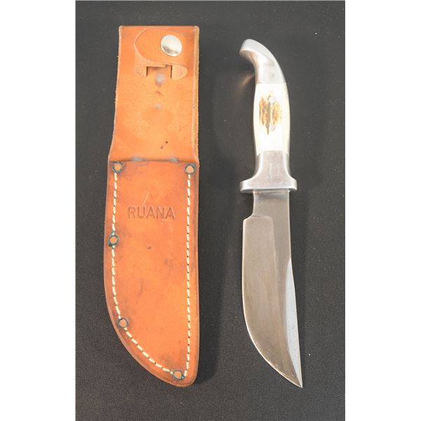 Ruana 6" skinner knife w/original leather sheath