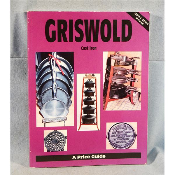 Griswold cast iron reference book, 1993, soft cover