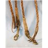 Image 3 : Rawhide braided reins, approx 98"