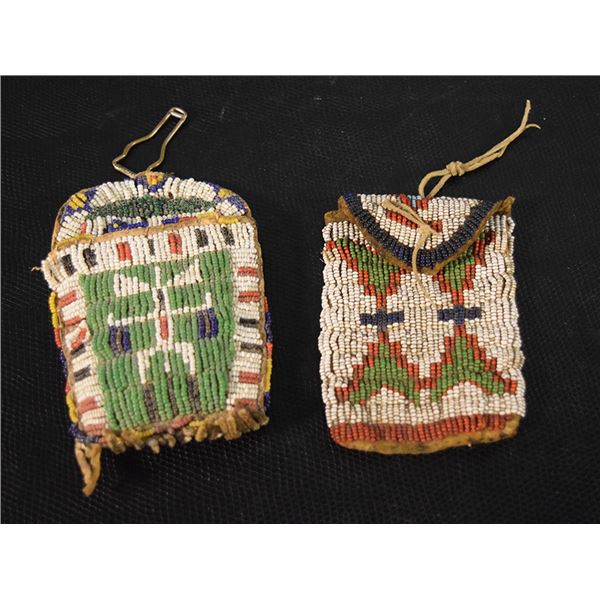 (2) Small beaded possible bags