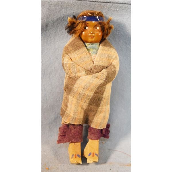 Indian doll, 7.5" tall