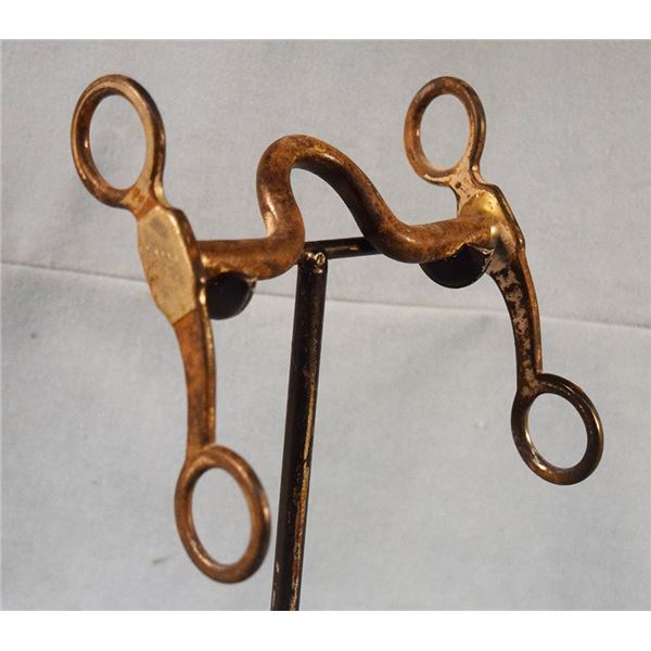 Silver mounted, short shank spade bit