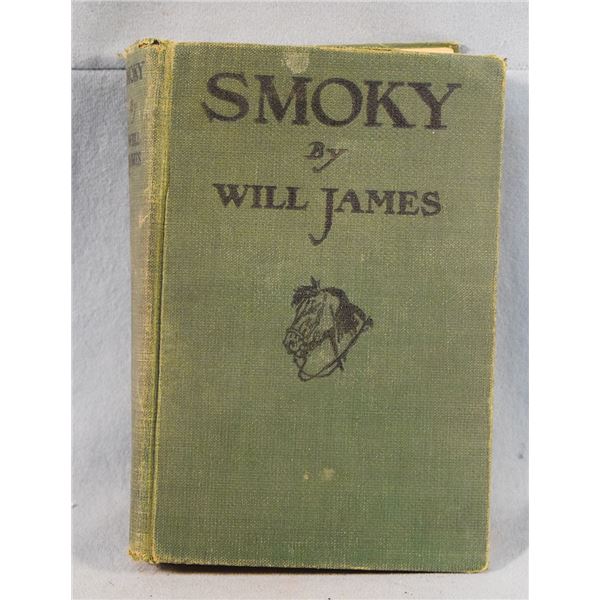 James, Will, Smokey, green cloth, Charles Scribner & Sons, 1930, loose binding