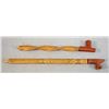 Image 1 : (2) Peace pipes, catlinite