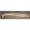 Image 1 : Handpainted buffalo rib "Back Scatcher", approx. 16"