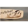 Image 2 : Handpainted buffalo rib "Back Scatcher", approx. 16"