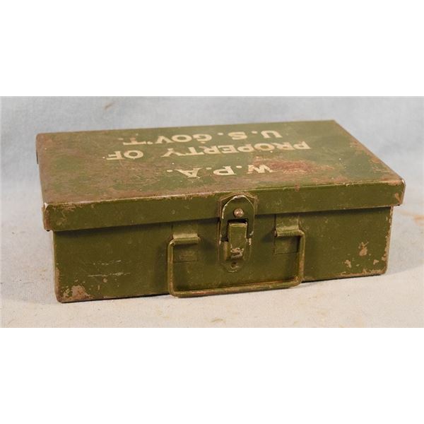 WPA box, first aide kit, 7.5" x 4.5"