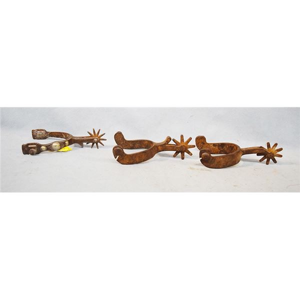 3 single spurs, 1 is Buermann with 3 silver spots, 2 others unmarked