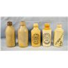 Image 1 : (5) Maker marked beer crocks