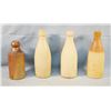 Image 1 : (4) Unmarked beer crocks