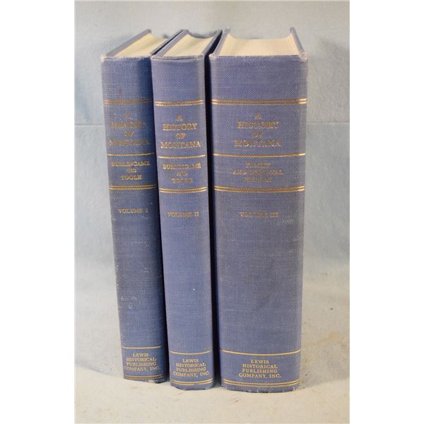 A History of Montana, Vol 1-3, Burlingame & Toole, ©1957