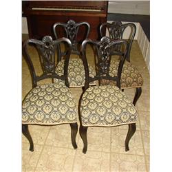 Set of 4 Victorian Dining Chairs