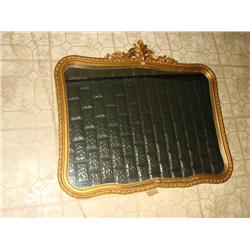 Ornate Gold Wood Framed Mirror