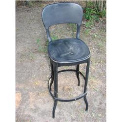 Black Metal Kitchen Stool