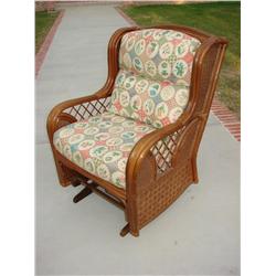 Rattan Rocker w/Cushions