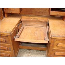 Old Oak Roll Top Desk