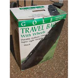 New in Box Golf Travel Bag w/Wheels