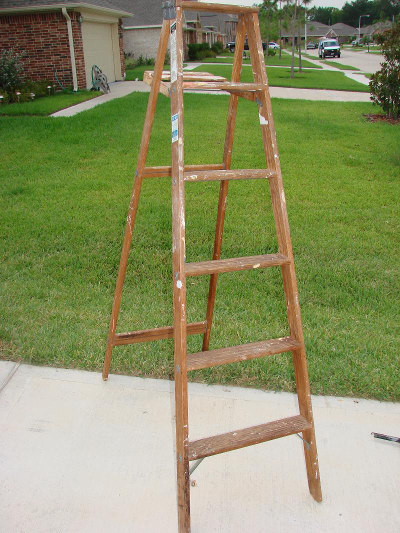 6 Ft. Wooden Ladder